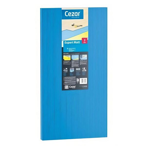 Podložka Cezar EXPERT matt XPS 3 mm, 0,475 × 1,18 m, balenie 5,605 m²