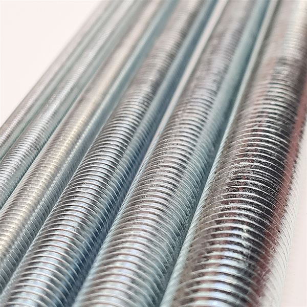 Závitová tyč M22, zinok biely