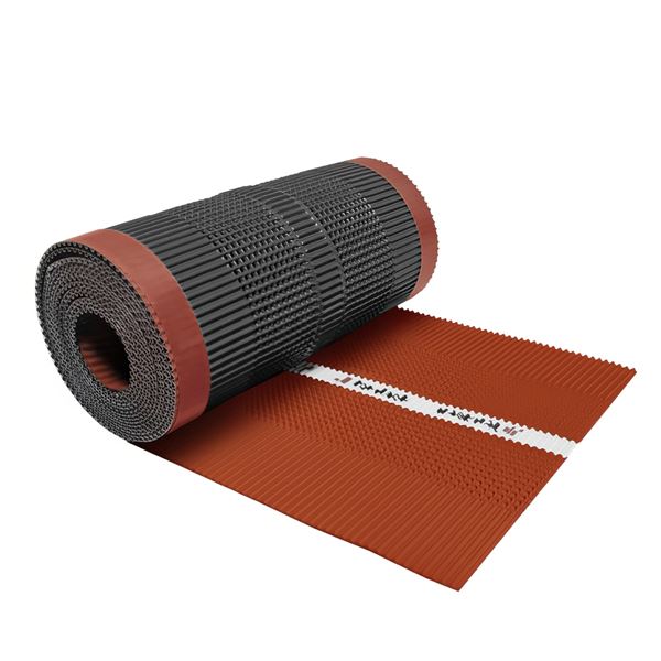 Vetrací pás Tondach 370 × 5000 mm Al, červený