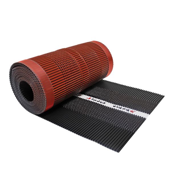 Vetrací pás Tondach 370 × 5000 mm Al, čierny