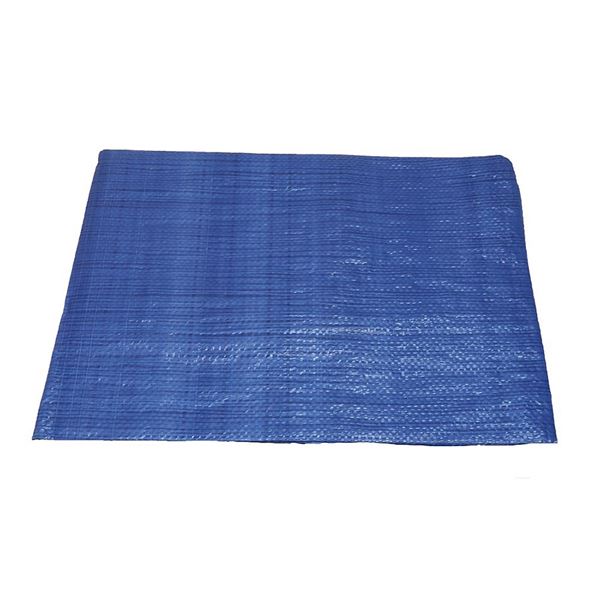 Plachta krycia, modrá, s kovovými okami, 4 x 4 m