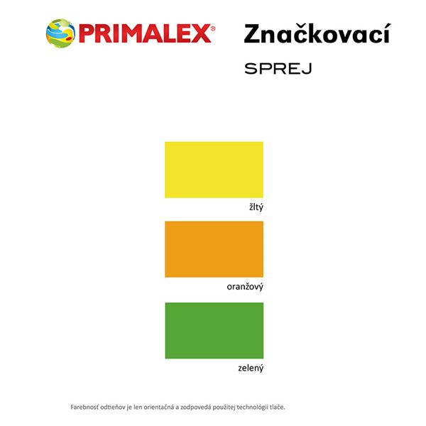 Sprej Primalex značkovací žltý 500ml