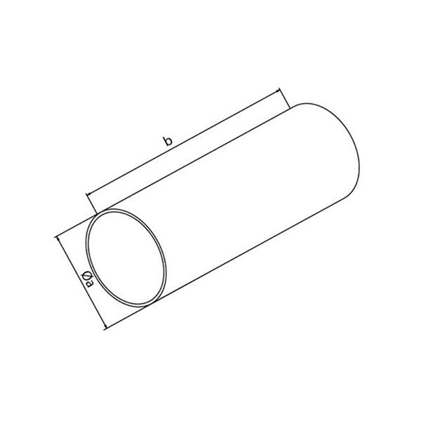 Okrúhly kanál Haco 154 × 1000 mm