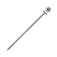 Skrutka Fischer pre drevostavby s tanierovou hlavou FPF-WT 8,0 × 120 mm