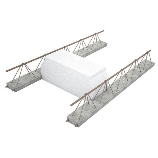 Ytong Stropná vložka + 599 × 125 × 100 (96 ks/pal)