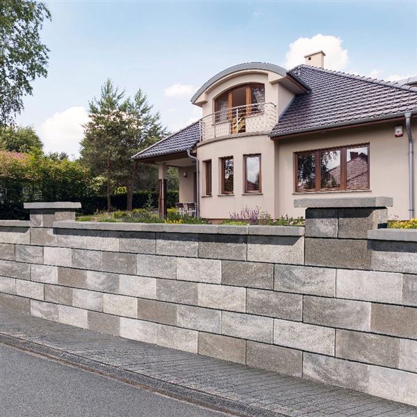 Semmelrock Rivago základný prvok 40 x 20 x 16 cm, hnedá