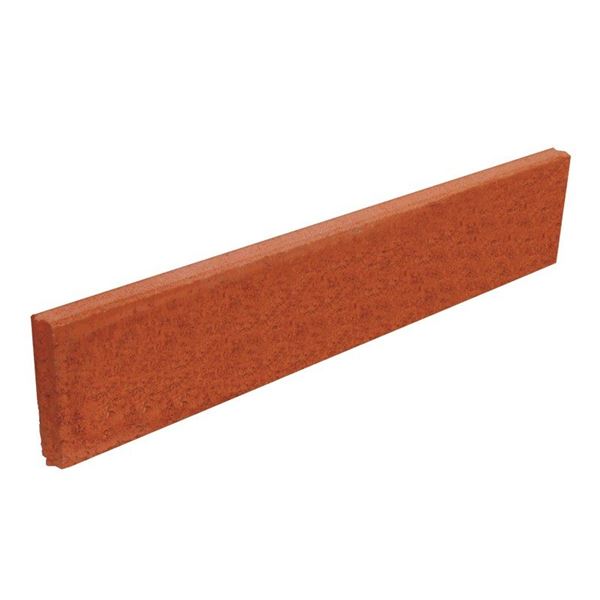 Semmelrock obrubník parkový -  červený 100 × 25 x 5 cm