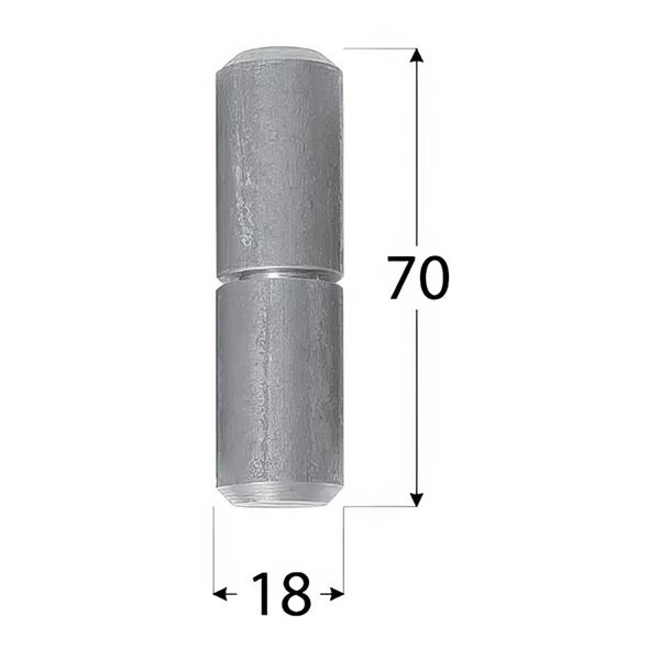 Zzáves k prizváraniu s guličkou 18 × 70 mm, ZTK 18
