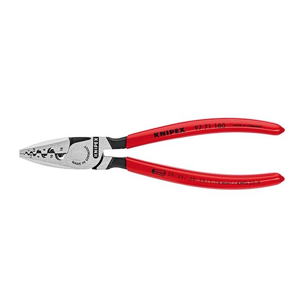 Lisovacie kliešte KNIPEX pre dutinky 180 mm