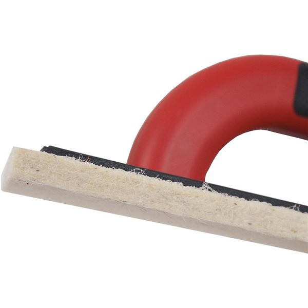 Hladítko ABS, plsť biela, PROFESIONAL, 250 x 130 x 30 mm 