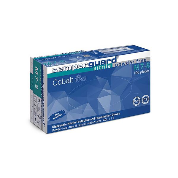 Rukavice jednorazové Ardon Sempreguard COBALT č.7-8 M