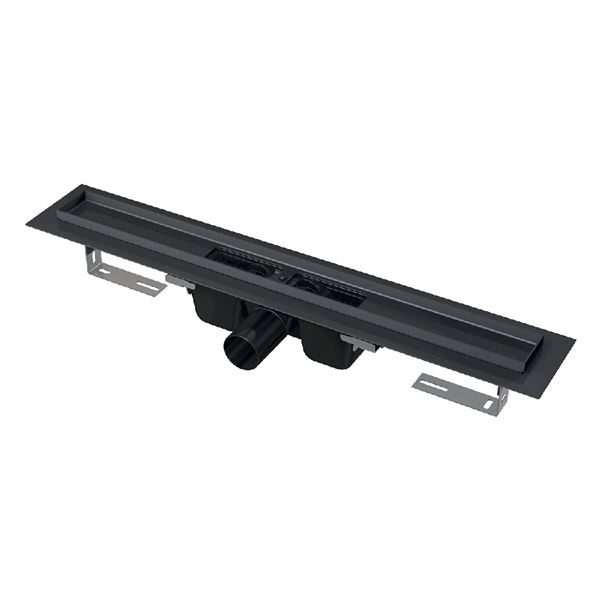 Žľab sprchový Alcaplast APZ 1, 1150 mm, čierny, matný