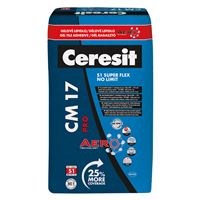 Vysoko flexibilné cementové lepidlo S1 Ceresit CM 17 PRO, 25 kg