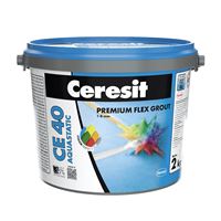 Škárovacia hmota Ceresit CE 40 Aquastatic, biela, 5 kg