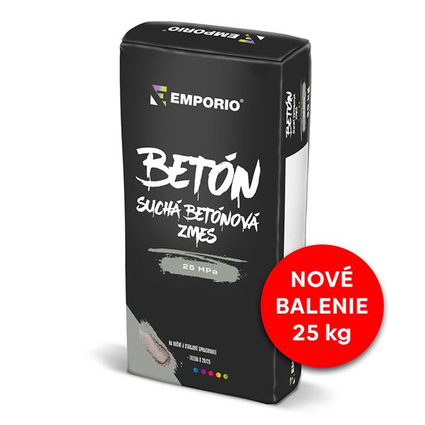 Betón Emporio 25 MPa, 25 kg, paleta 48 ks