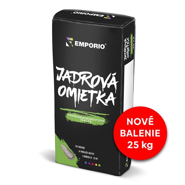 Jadrová omietka 25 kg