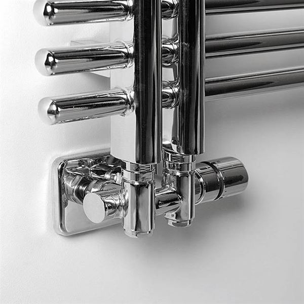 Pripojovacia sada ventilov Sapho TWIN COMBI termostatická, pravá, chróm