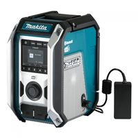 Aku stavebné rádio Makita DMR115 s DAB, Bluetooth, USB