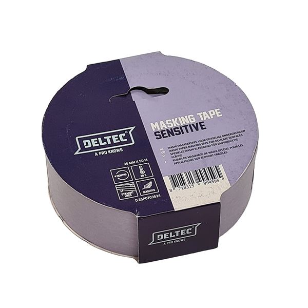 Deltec Masking Tape Sensitive 36 mm x 50 m