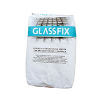 Murovací materiál na Sklobetón - Glass FIX biely 25 kg