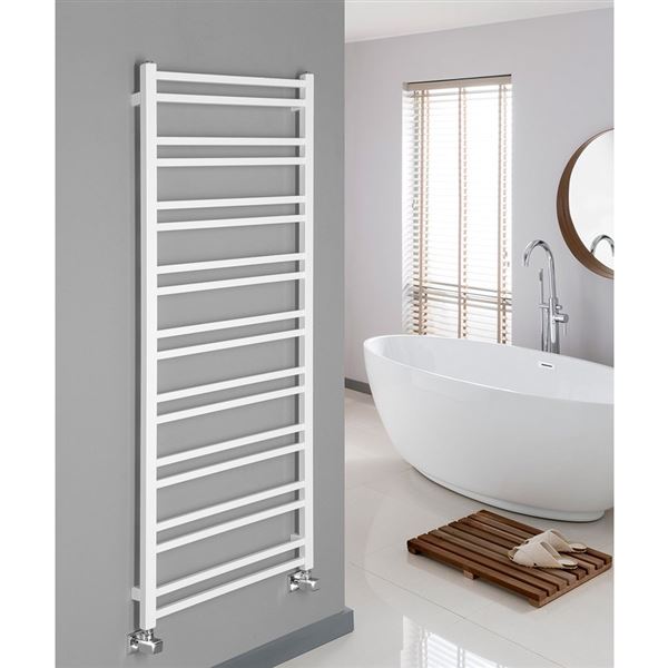Radiátor SAPHO METRO DOS 550 × 1430 mm rovný, biely mat