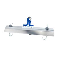 Stierka podlahová s nastaviteľnou výškou, nerez 600 mm + držiak