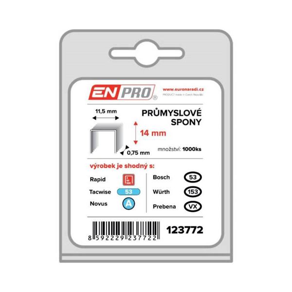 Spony ENPRO PROFI, 530/14mm, 1000 ks