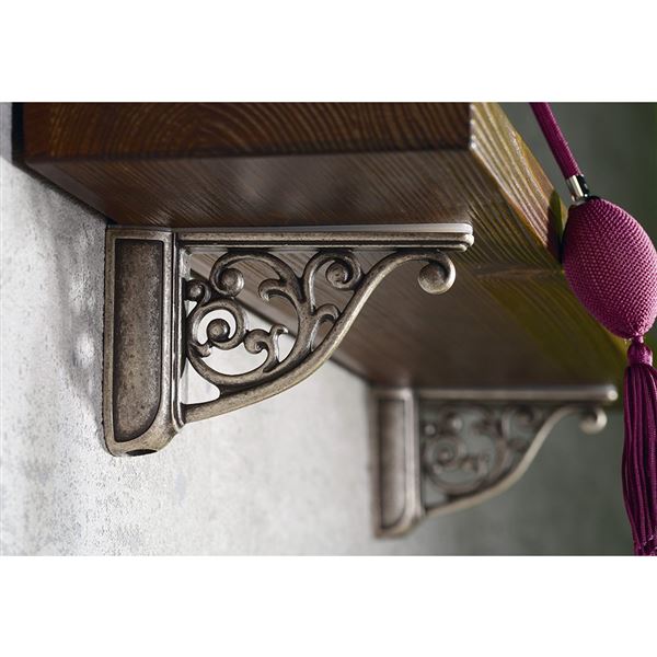 Držiak na poličky Sapho Asoffi 8 mm, 2 ks, chróm