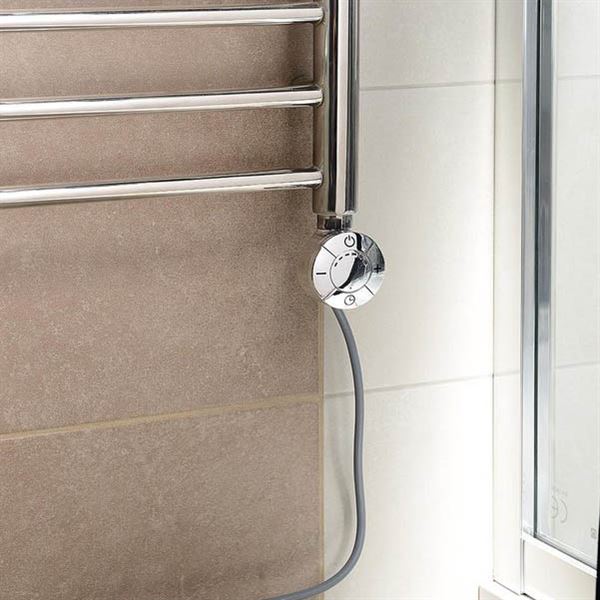 Tyč vykurovacia s termostatnom AQUALINE, 300 W, chróm