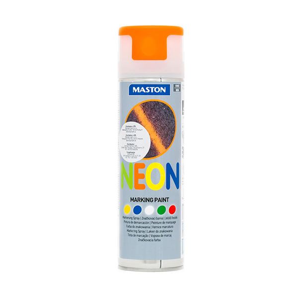 Značkovací neónový sprej oranžový 500 ml