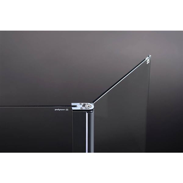 Stena sprchová pevná Polysan MODULAR SHOWER 700 × 2000 mm, číra