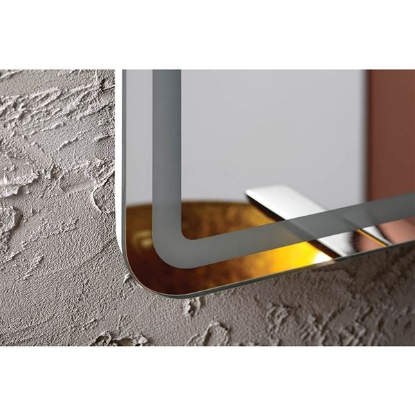 Zrkadlo SAPHO NYX 50x70 cm s LED osvetlením, bez vypínača