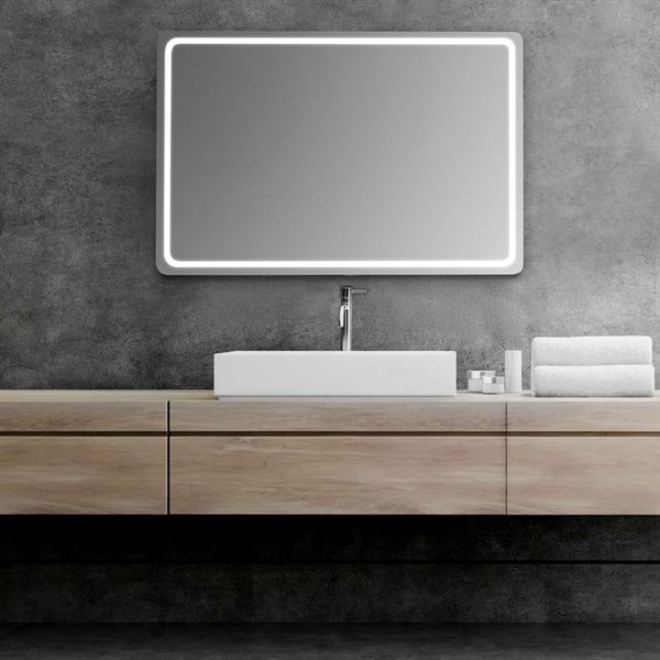 Zrkadlo SAPHO NYX 50 × 90 cm s LED osvetlením, bez vypínača