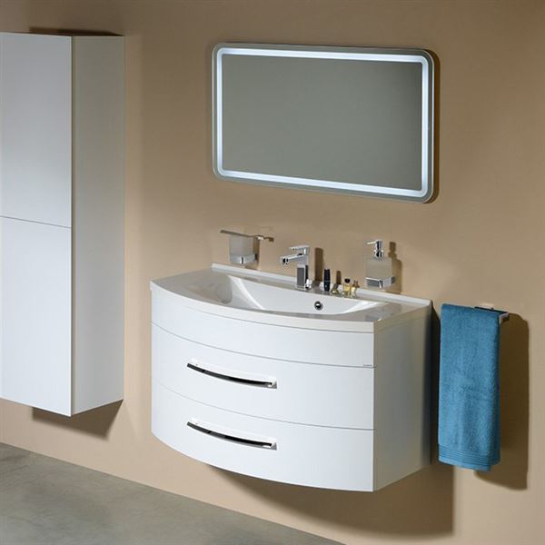 Zrkadlo SAPHO NYX 50 × 90 cm s LED osvetlením, bez vypínača