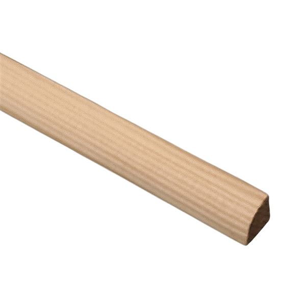 Lišta oblúková vonkajšia drevo Borovica 8 x 8 x 2400 mm