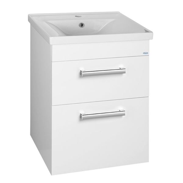 Skrinka umývadlová SAPHO POLY 51,8 × 74,6 × 44 cm, biela