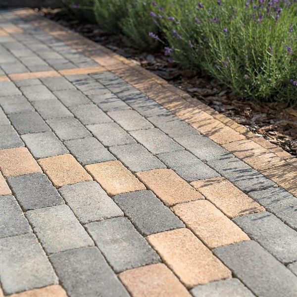Leier PATIO dlažba a murovací prvok carbon 12,4 x 25 x 5 cm, palete 12,4 m²