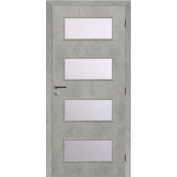 Interiérové dvere Solodoor SM 17, 60 pravé, beton