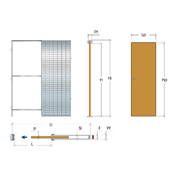 Stavebné púzdro Scrigno S-tech 1200/100 - murivo