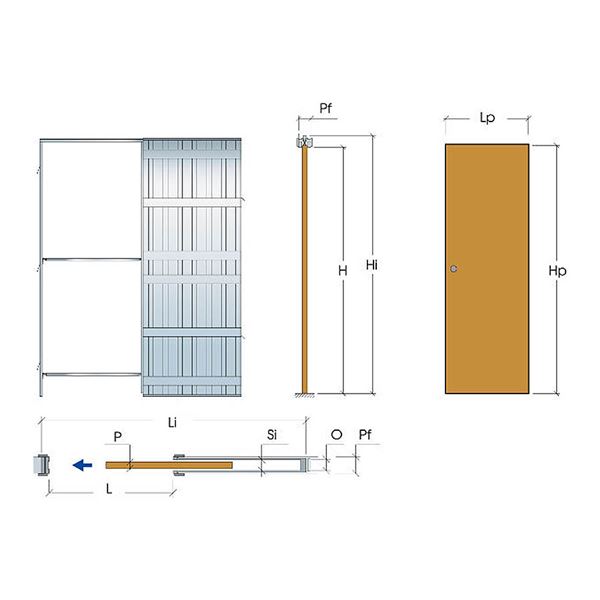 Stavebné púzdro Scrigno S-tech 1200/125 - sadrokartón