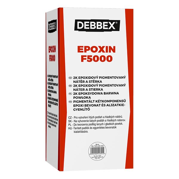 Podlahový epoxy náter, stierka Den Braven 2K 5+1 kg, RAL 7035 svetlo sivá