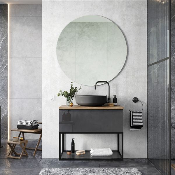 Skrinka Aquaterm SCARLET umývadlová 80 × 28,1 × 44,9 cm, 1 zásuvka, dub scarlet