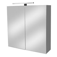 Skrinka Eden VERTIGO zrkadlová 60 × 60 × 18 cm, orech tiepolo