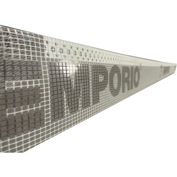 Rohový profil so sieťkou EMPORIO PVC 2,5 m, 10 × 10 cm