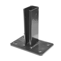 Pätka na stĺpik 60 x 40 mm, RAL 7016 - antracit