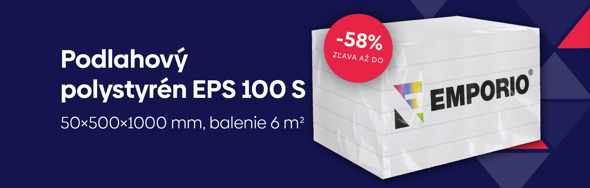 Podlahový polystyrén EPS 100S